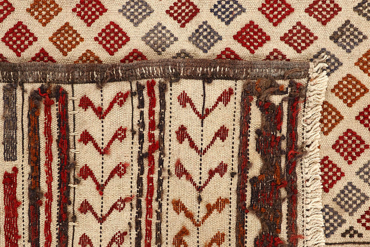 Old Lace Soumak 4' 2 x 5' 7 - No. 61951 - ALRUG Rug Store