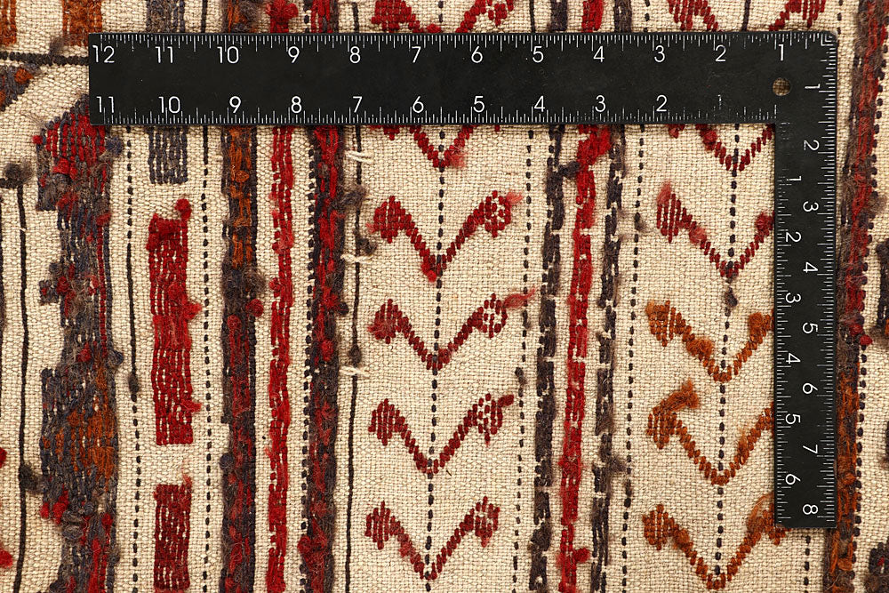 Old Lace Soumak 4' 2 x 5' 7 - No. 61951 - ALRUG Rug Store