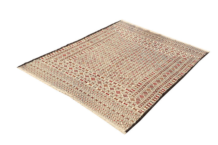Old Lace Soumak 4' 2 x 5' 8 - No. 61952 - ALRUG Rug Store