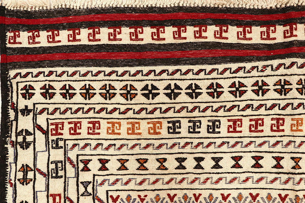 Old Lace Soumak 4' 3 x 5' 6 - No. 61954 - ALRUG Rug Store