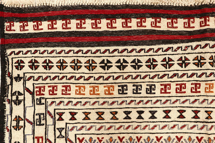 Old Lace Soumak 4' 3 x 5' 6 - No. 61954 - ALRUG Rug Store