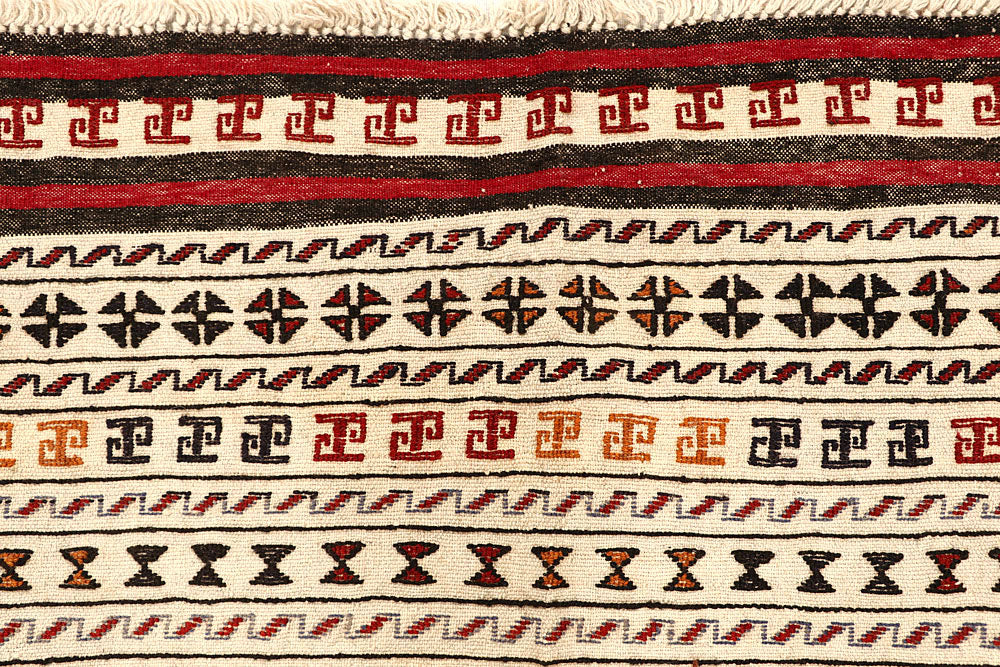 Old Lace Soumak 4' 3 x 5' 6 - No. 61954 - ALRUG Rug Store