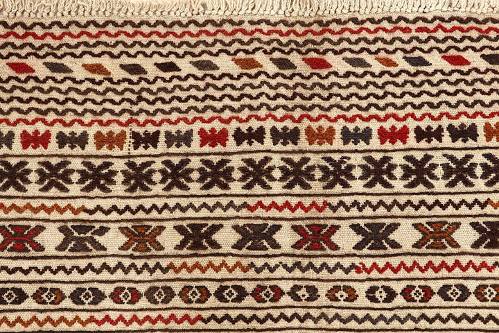 Soumak 4' 5 x 5' 5 - No. 61955 - ALRUG Rug Store