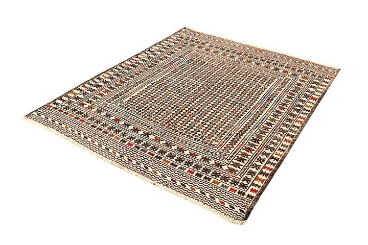 Soumak 4' 5 x 5' 5 - No. 61955 - ALRUG Rug Store