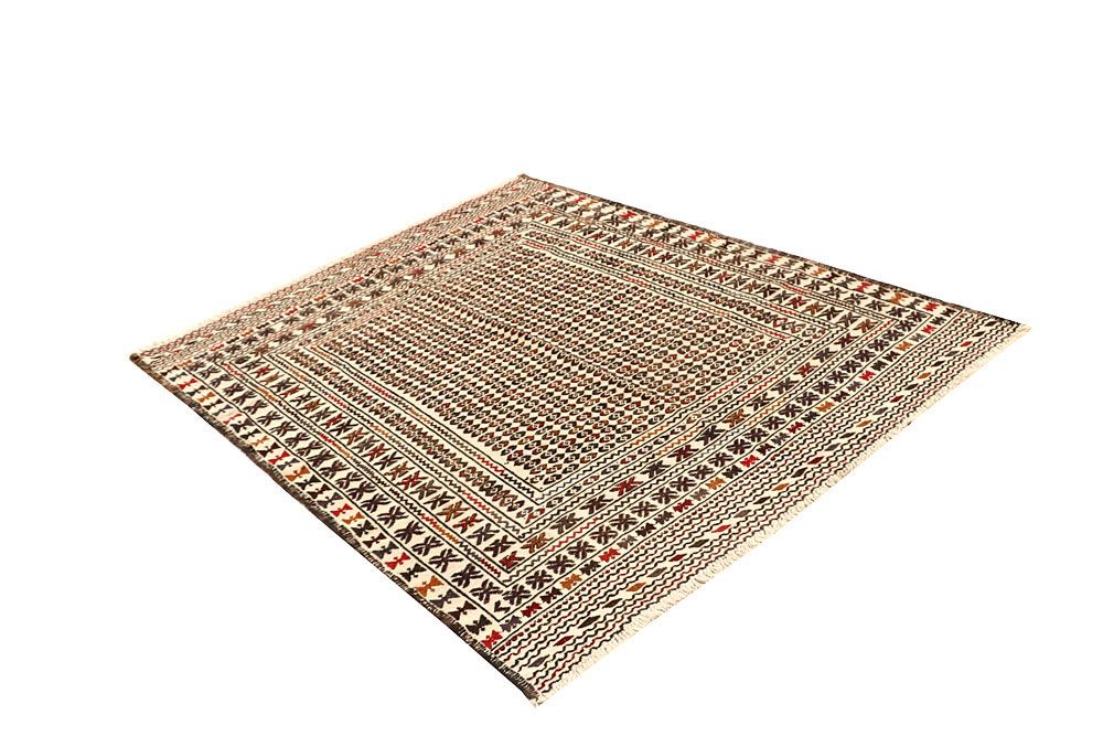 Soumak 4' 5 x 5' 5 - No. 61955 - ALRUG Rug Store