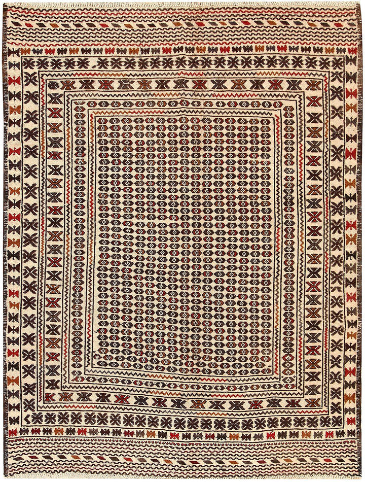 Soumak 4' 5 x 5' 5 - No. 61955 - ALRUG Rug Store