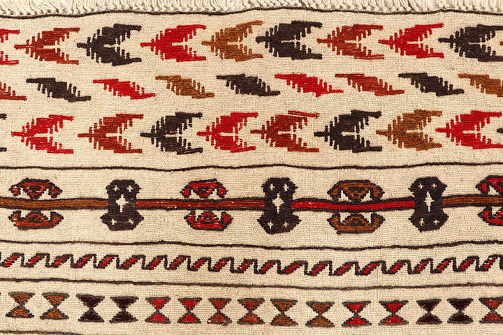 Old Lace Soumak 4' 2 x 6' - No. 61956 - ALRUG Rug Store