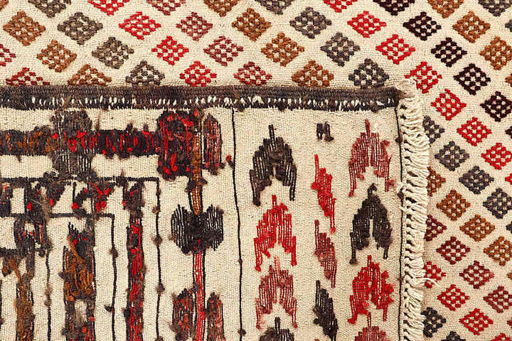 Old Lace Soumak 4' 2 x 6' - No. 61956 - ALRUG Rug Store