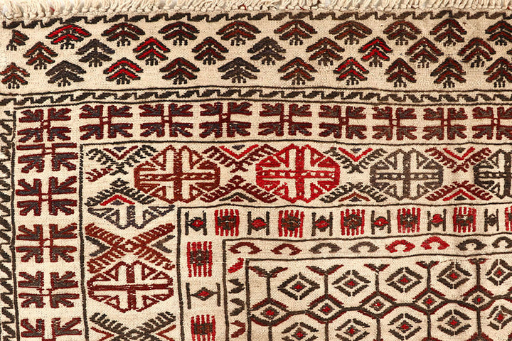 Old Lace Soumak 4' 4 x 6' 6 - No. 61957 - ALRUG Rug Store