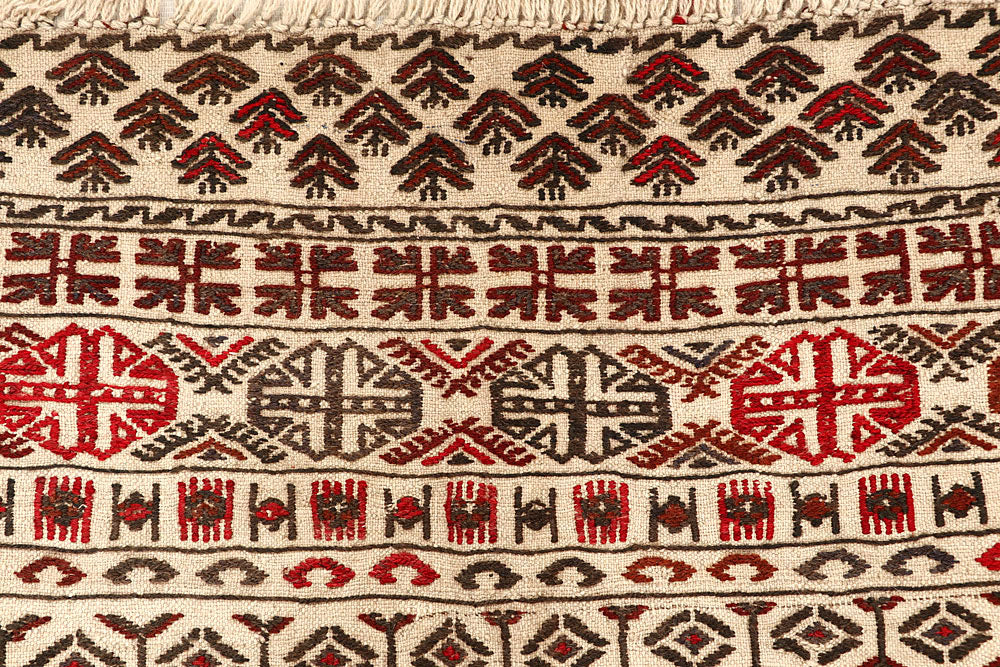 Old Lace Soumak 4' 4 x 6' 6 - No. 61957 - ALRUG Rug Store