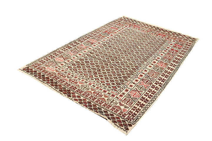 Old Lace Soumak 4' 4 x 6' 6 - No. 61957 - ALRUG Rug Store