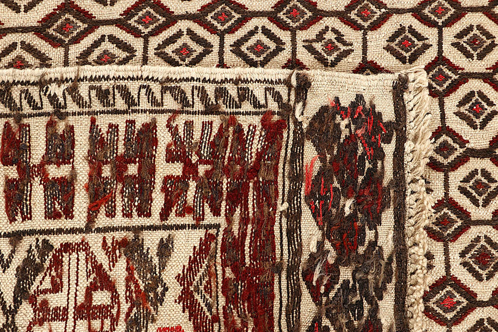 Old Lace Soumak 4' 4 x 6' 6 - No. 61957 - ALRUG Rug Store