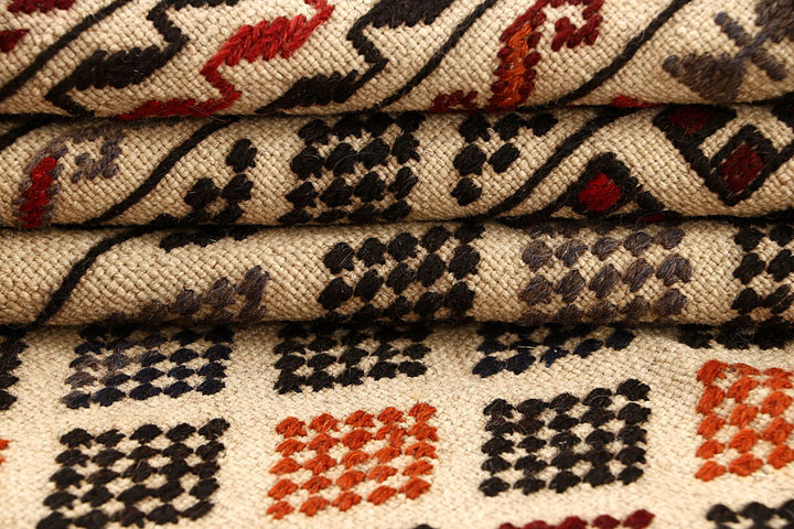 Old Lace Soumak 3' 11 x 6' 1 - No. 61958 - ALRUG Rug Store