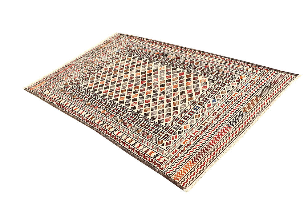 Old Lace Soumak 3' 11 x 6' 1 - No. 61958 - ALRUG Rug Store