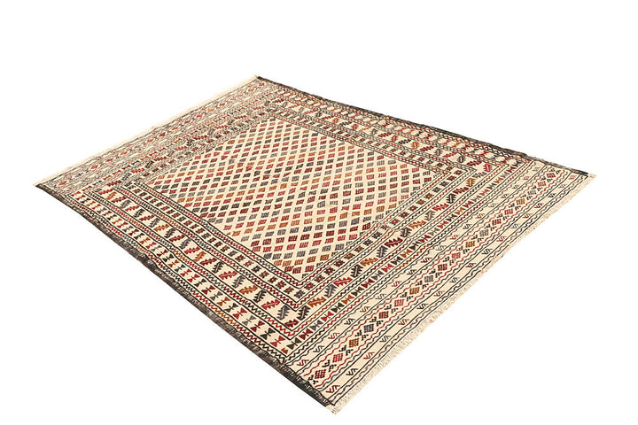 Blanched Almond Soumak 4' 2 x 6' - No. 61959 - ALRUG Rug Store