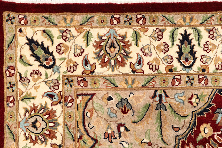 Maroon Tree of Life 4' 7 x 7' 1 - No. 61961 - ALRUG Rug Store