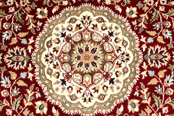 Maroon Tree of Life 4' 7 x 7' 1 - No. 61961 - ALRUG Rug Store