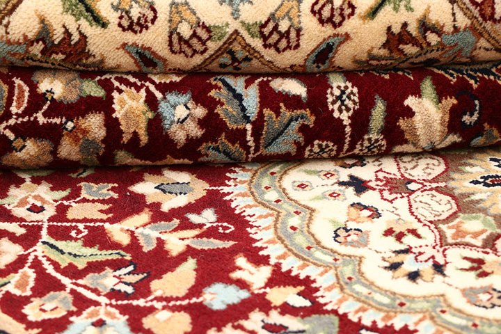 Maroon Tree of Life 4' 7 x 7' 1 - No. 61961 - ALRUG Rug Store