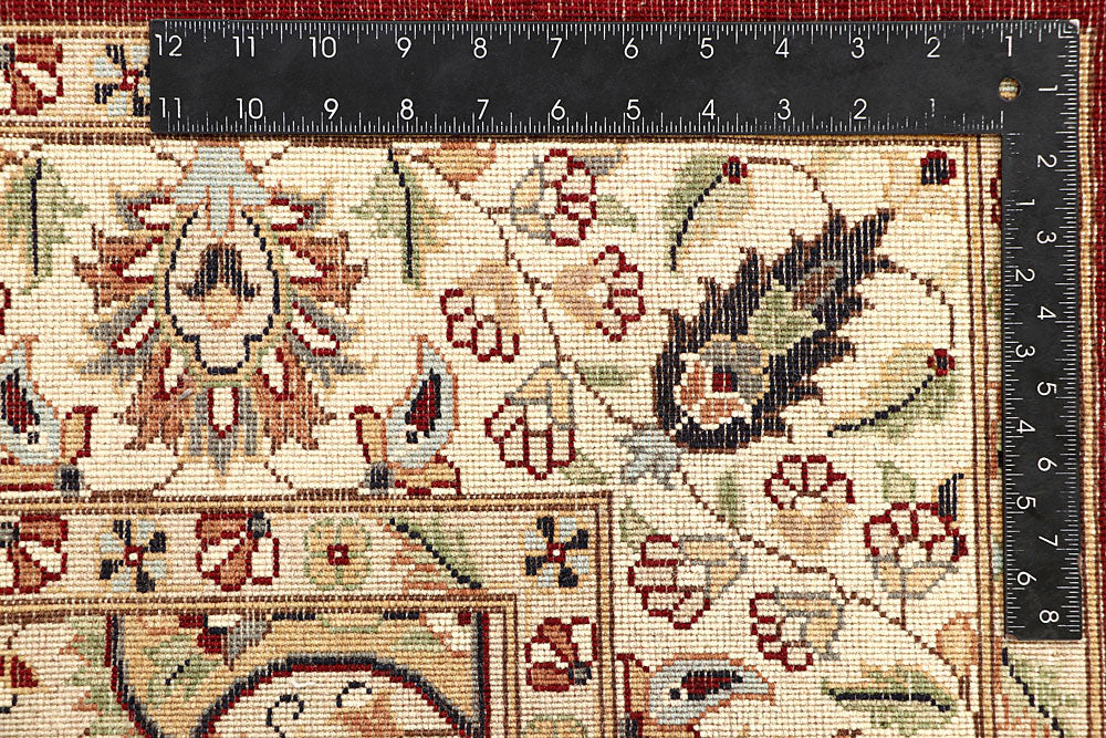 Maroon Tree of Life 4' 7 x 7' 1 - No. 61961 - ALRUG Rug Store