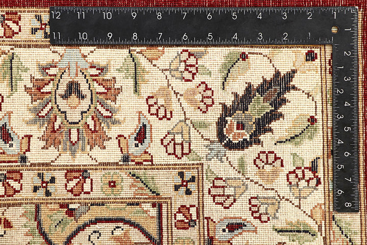 Maroon Tree of Life 4' 7 x 7' 1 - No. 61961 - ALRUG Rug Store