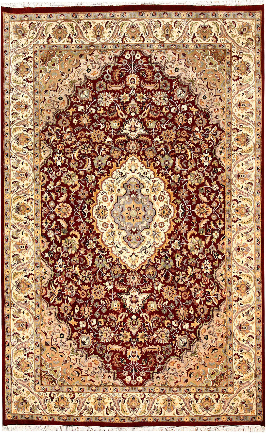 Maroon Isfahan 5' 1 x 8' 7 - No. 61962 - ALRUG Rug Store