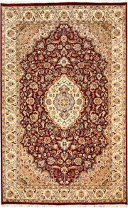 Maroon Isfahan 5'  1" x 8'  7" - No. QA15630
