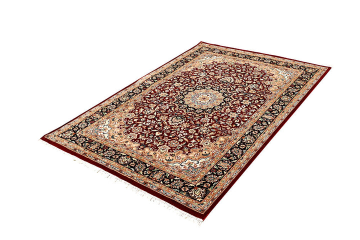 Maroon Isfahan 4' 1 x 6' 2 - No. 61964 - ALRUG Rug Store
