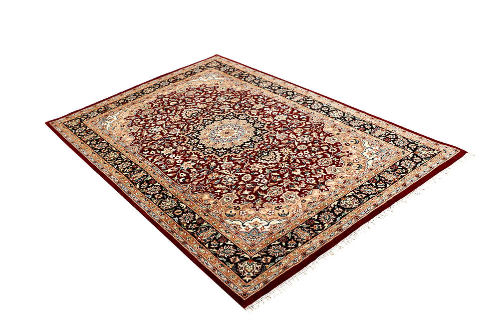 Maroon Isfahan 4' 1 x 6' 2 - No. 61964 - ALRUG Rug Store