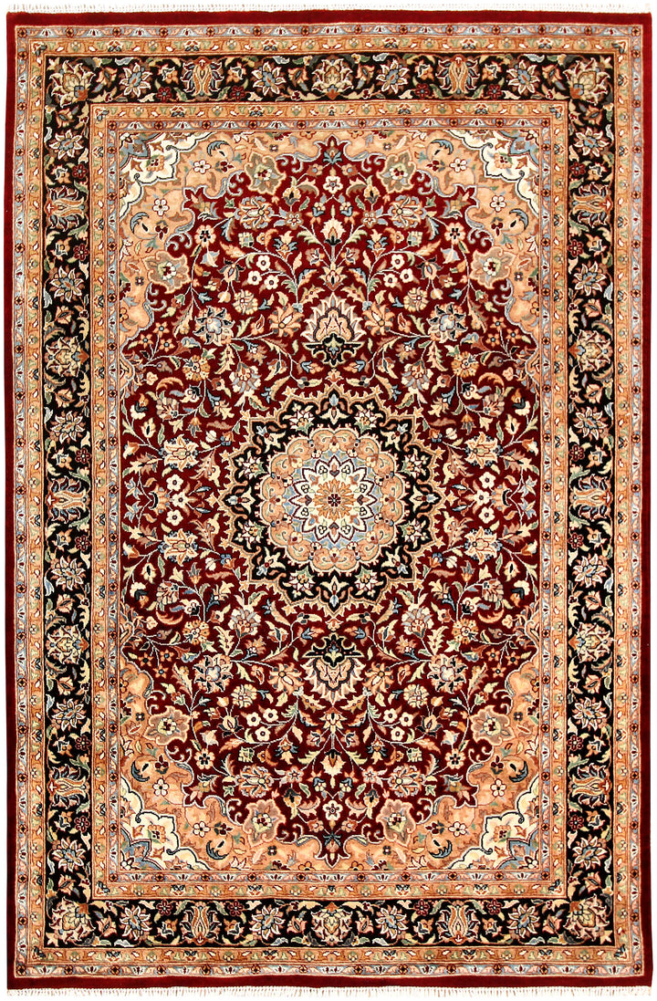 Maroon Isfahan 4' 1 x 6' 2 - No. 61964 - ALRUG Rug Store
