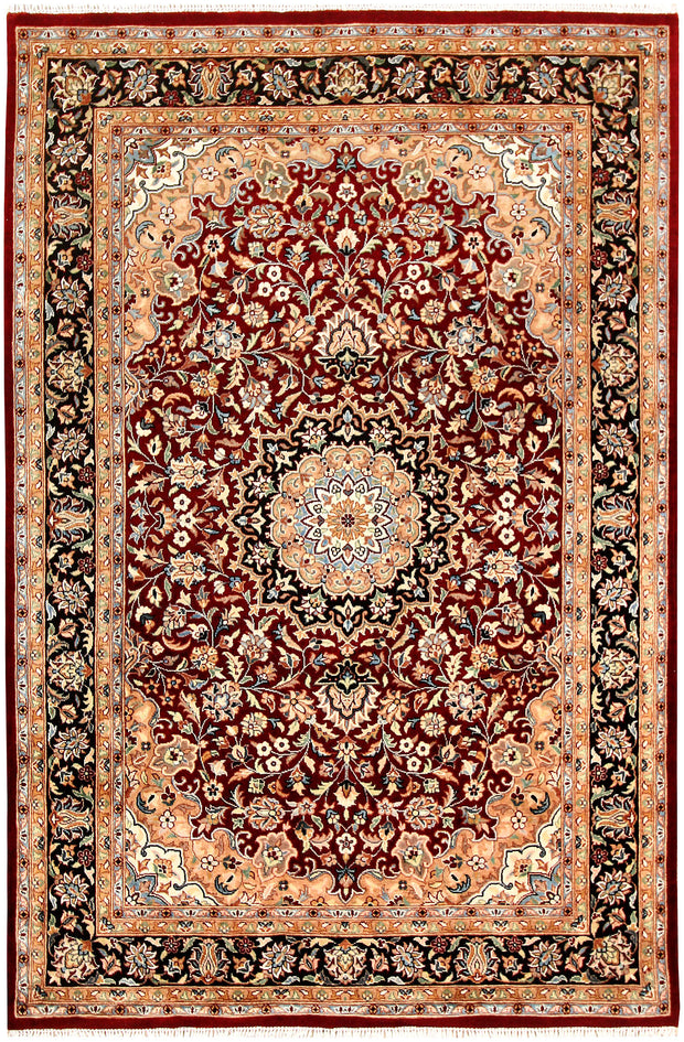 Maroon Isfahan 4' 1 x 6' 2 - No. 61964 - ALRUG Rug Store