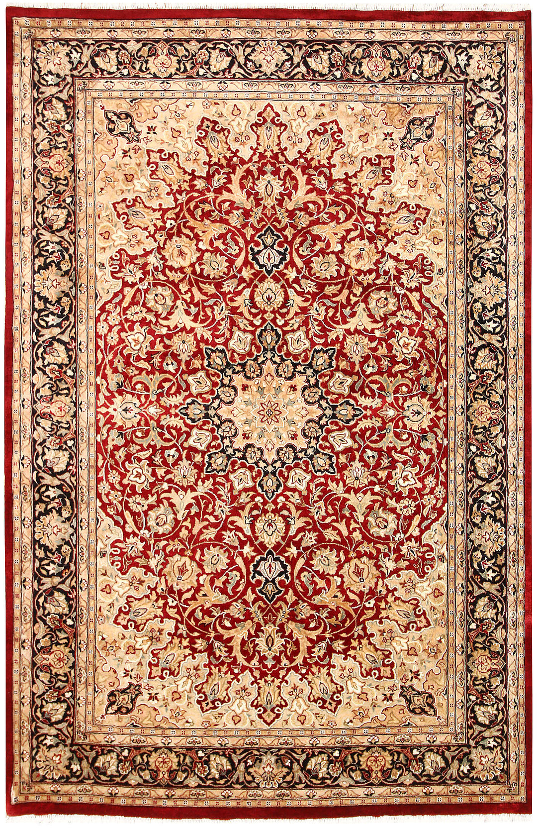 Firebrick Isfahan 4' 8 x 7' 1 - No. 61973 - ALRUG Rug Store