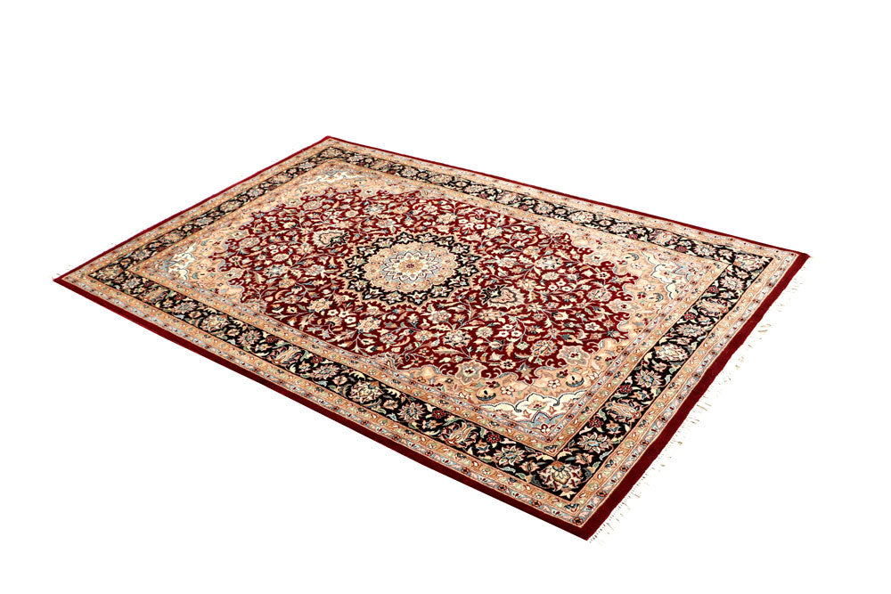 Firebrick Isfahan 4' 1 x 6' 2 - No. 61974 - ALRUG Rug Store