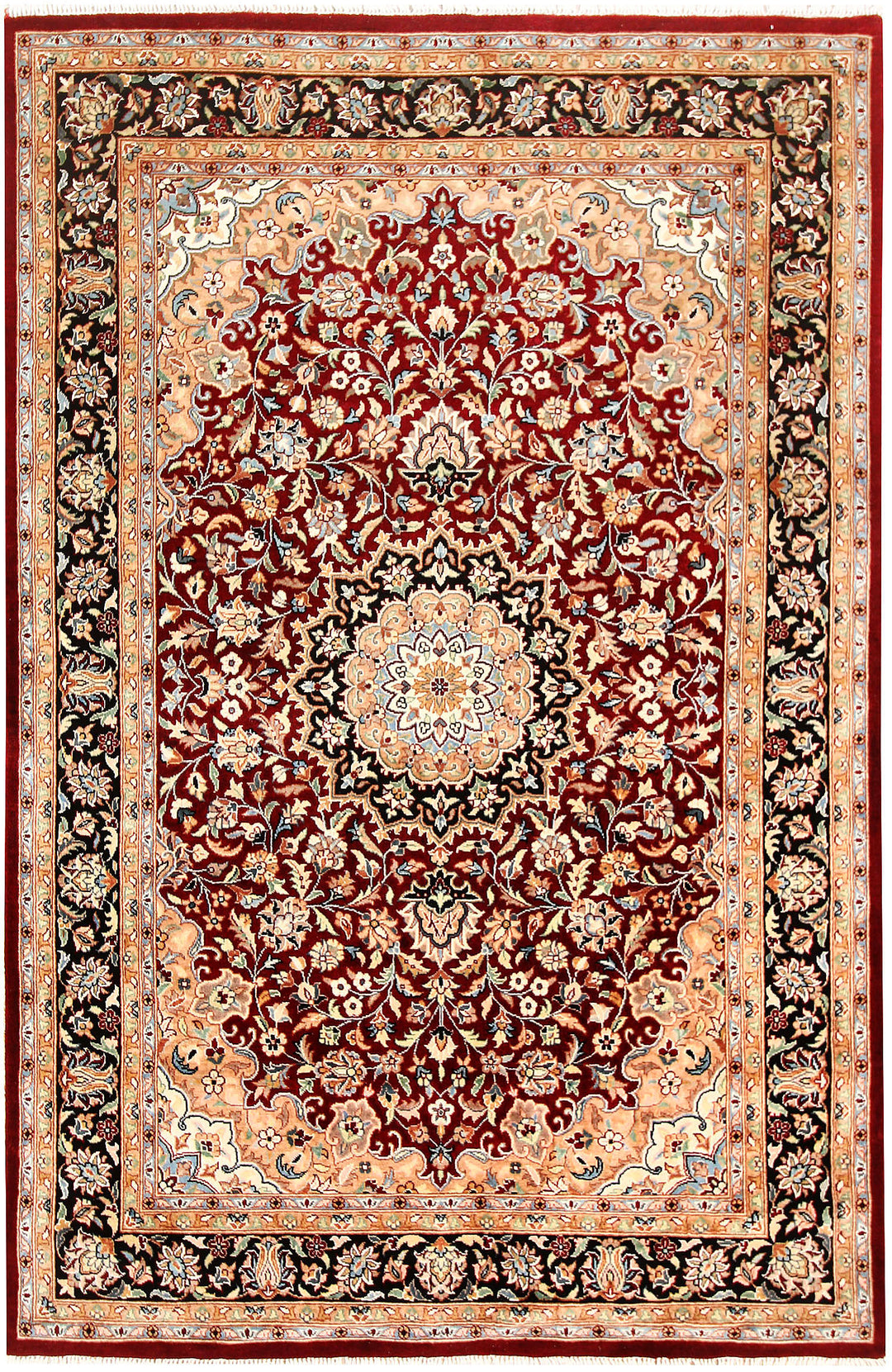Firebrick Isfahan 4' 1 x 6' 2 - No. 61974 - ALRUG Rug Store
