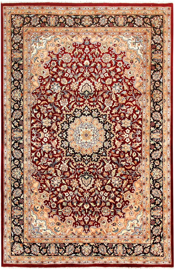 Firebrick Isfahan 4' 1 x 6' 2 - No. 61974 - ALRUG Rug Store