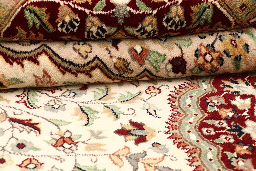 Cornsilk Tree of Life 4' 7 x 7' 4 - No. 61976 - ALRUG Rug Store