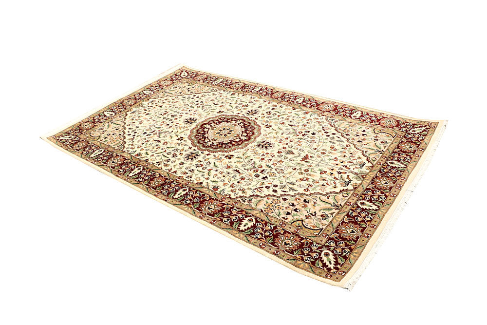 Cornsilk Tree of Life 4' 7 x 7' 4 - No. 61976 - ALRUG Rug Store