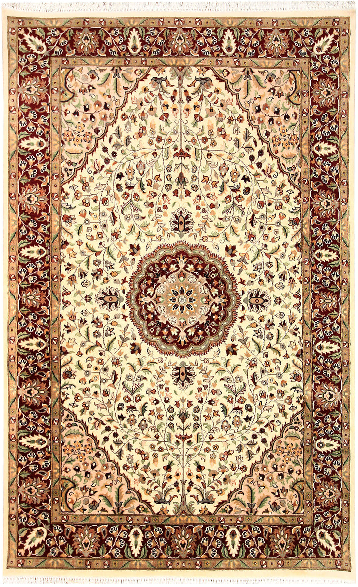 Cornsilk Tree of Life 4' 7 x 7' 4 - No. 61976 - ALRUG Rug Store