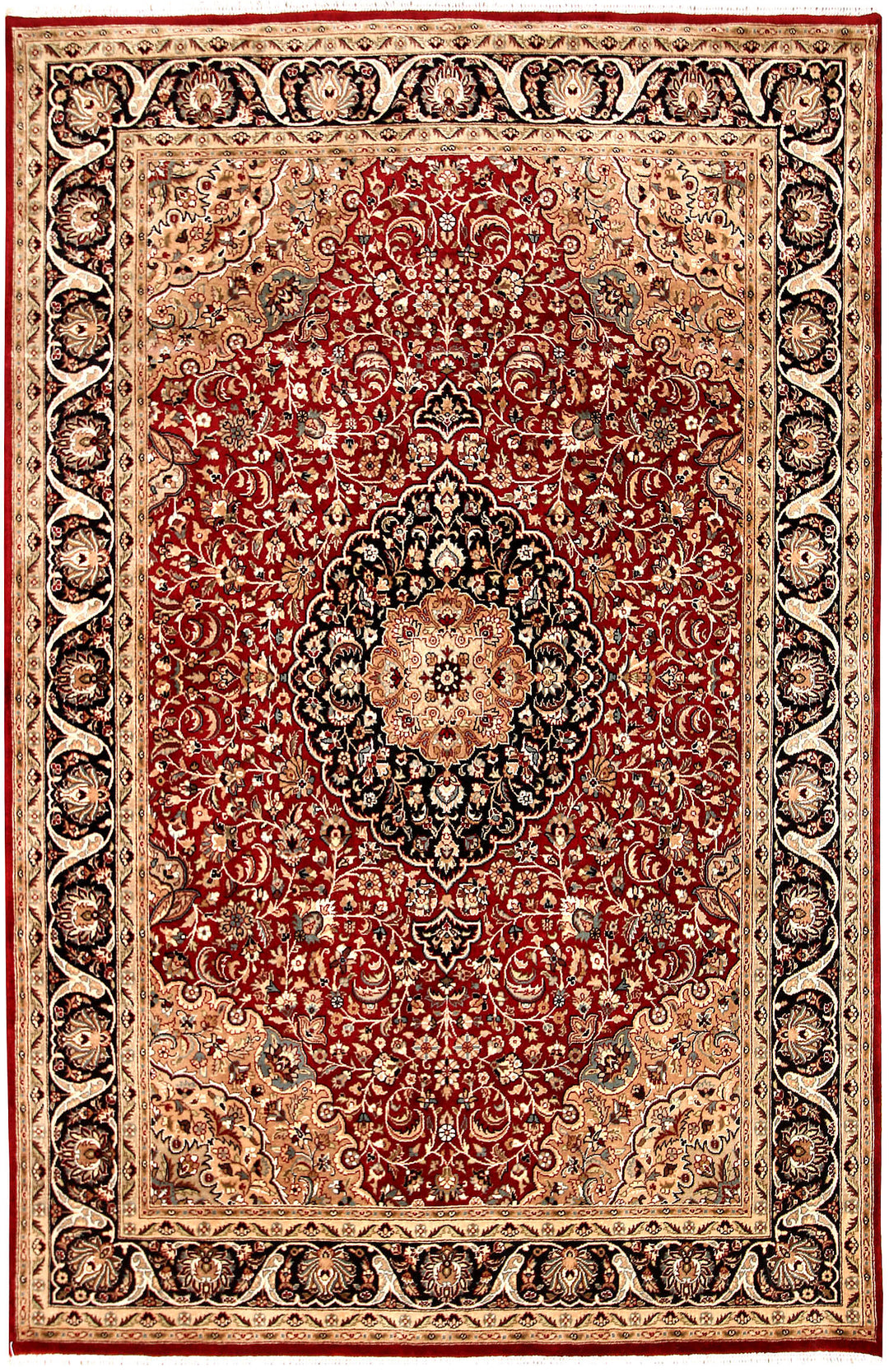 Firebrick Isfahan 4' 8 x 7' 1 - No. 61979 - ALRUG Rug Store