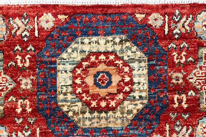 Firebrick Mamluk 1' 11 x 4' 9 - No. 61981 - ALRUG Rug Store