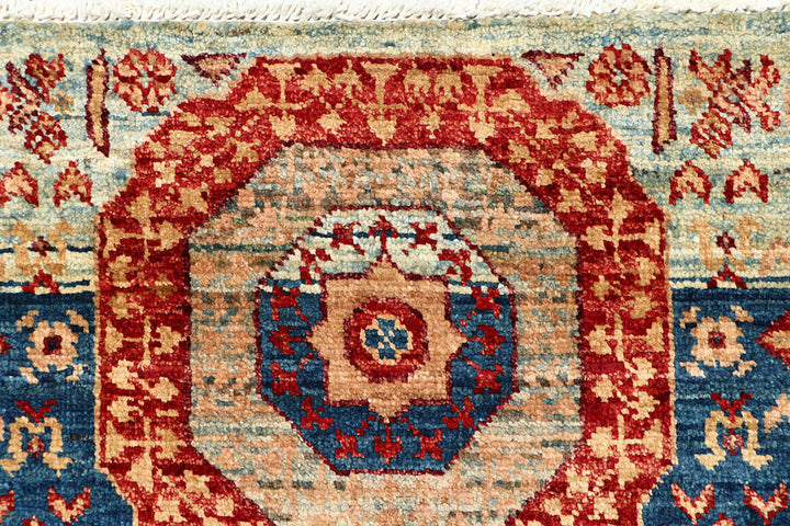 Multi Colored Mamluk 2' x 4' 9 - No. 61983 - ALRUG Rug Store