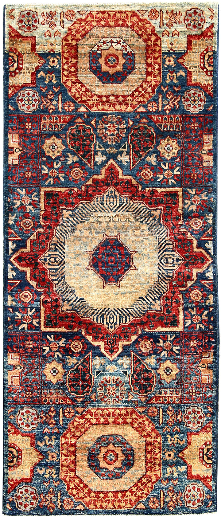 Multi Colored Mamluk 2' x 4' 9 - No. 61983 - ALRUG Rug Store