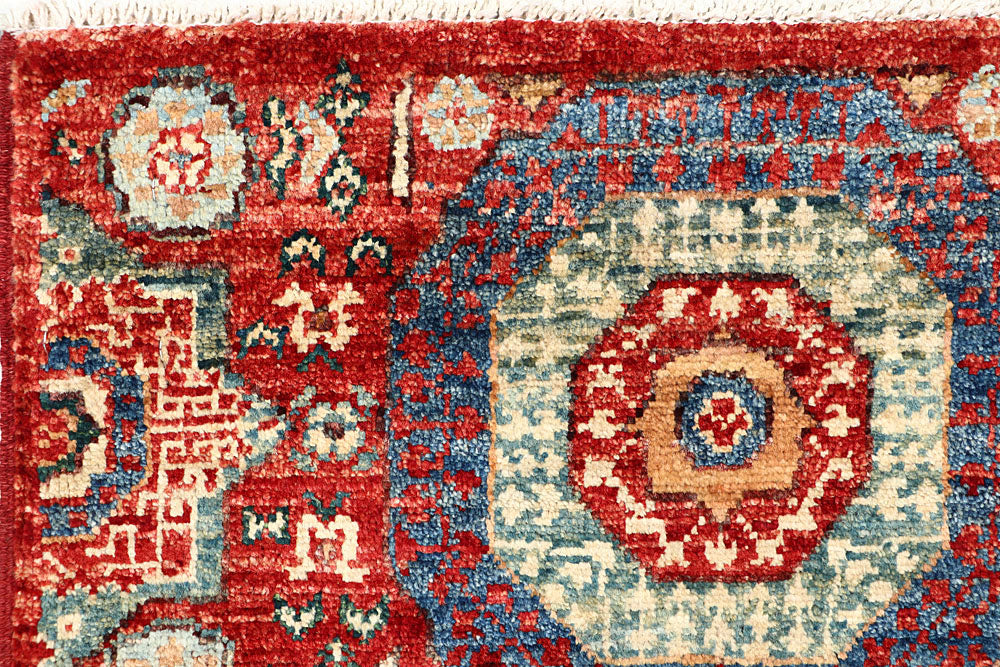 Firebrick Mamluk 2' x 4' 9 - No. 61984 - ALRUG Rug Store