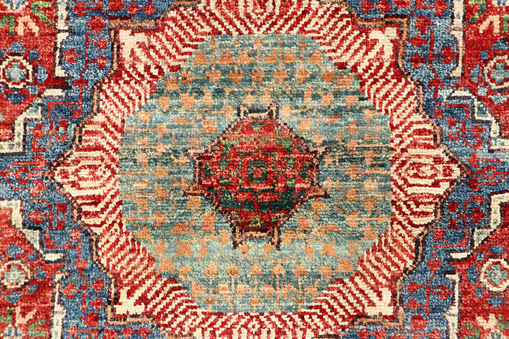 Firebrick Mamluk 2' x 4' 9 - No. 61984 - ALRUG Rug Store