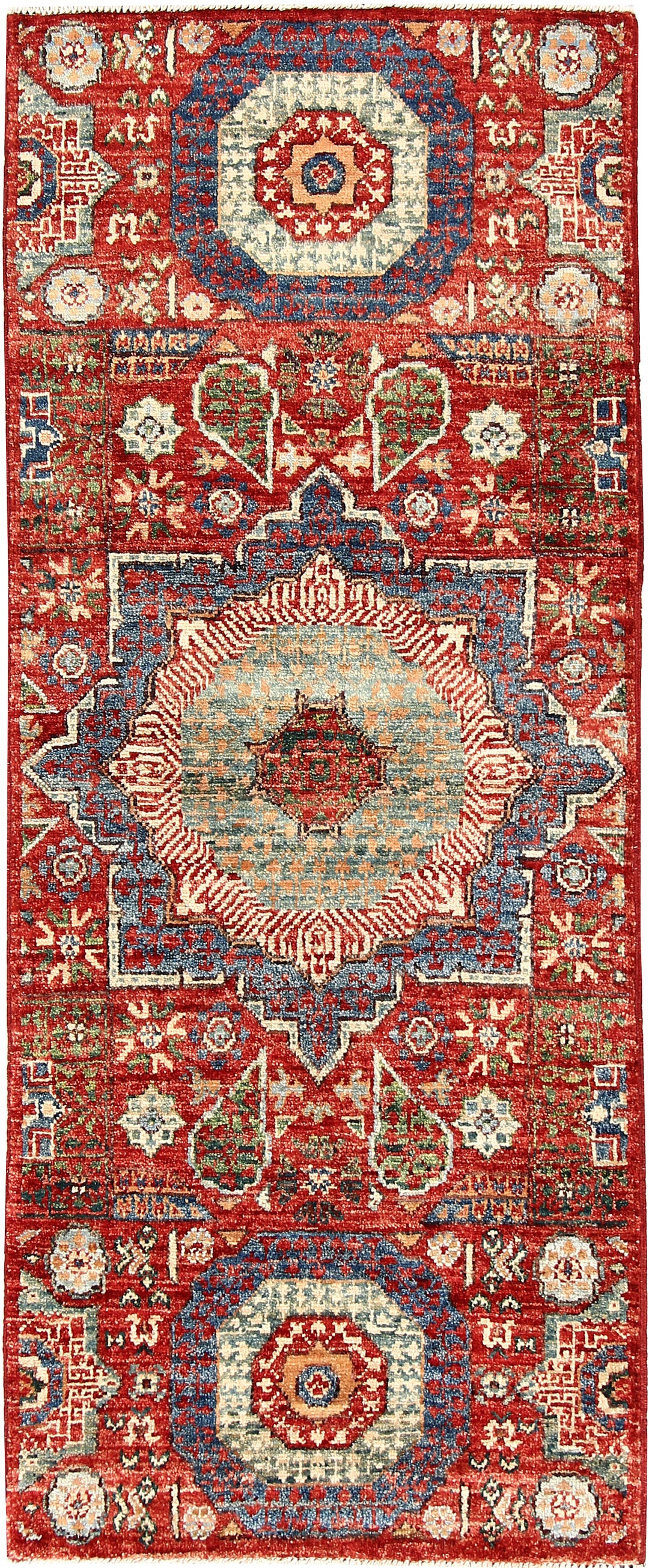 Firebrick Mamluk 2' x 4' 9 - No. 61984 - ALRUG Rug Store