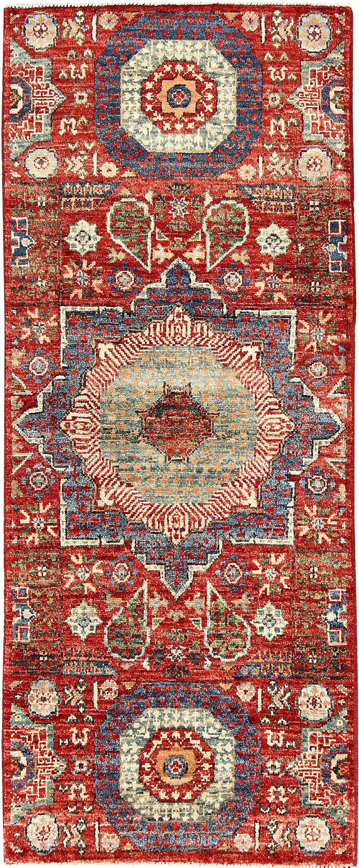 Firebrick Mamluk 2' x 4' 9 - No. 61984 - ALRUG Rug Store