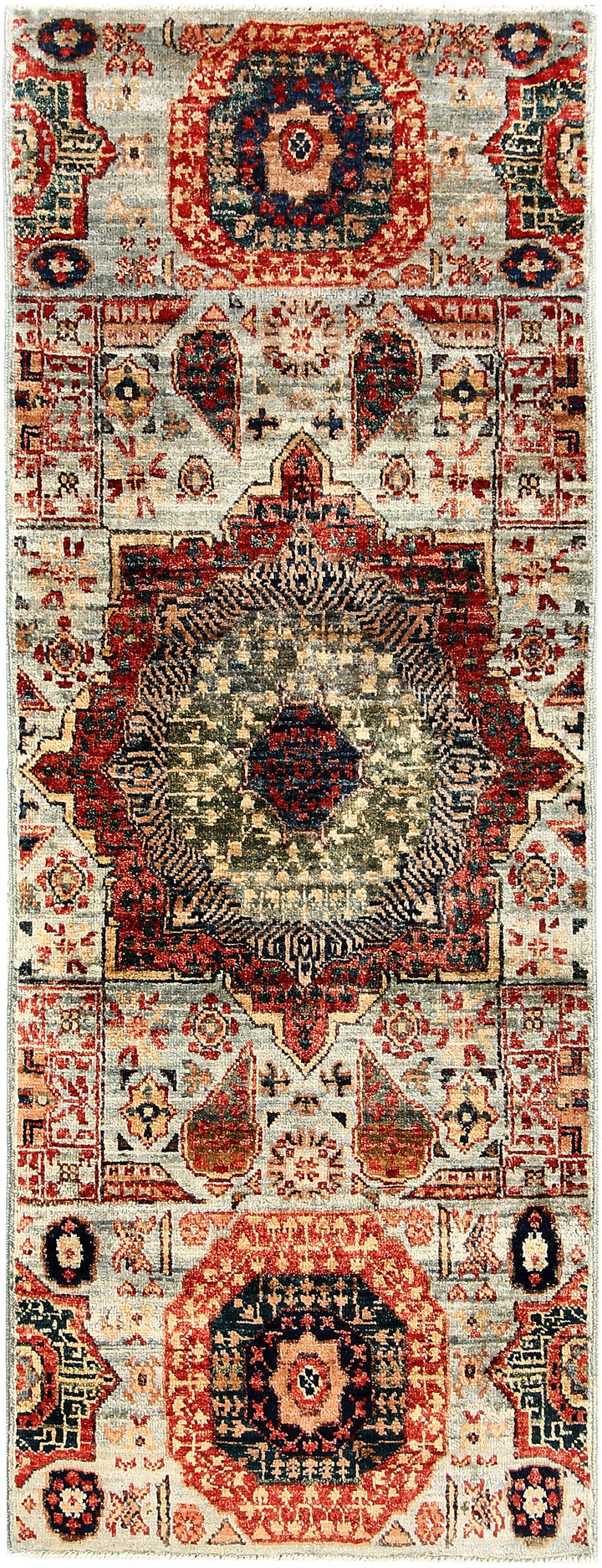 Multi Colored Mamluk 1' 11 x 4' 11 - No. 61985 - ALRUG Rug Store