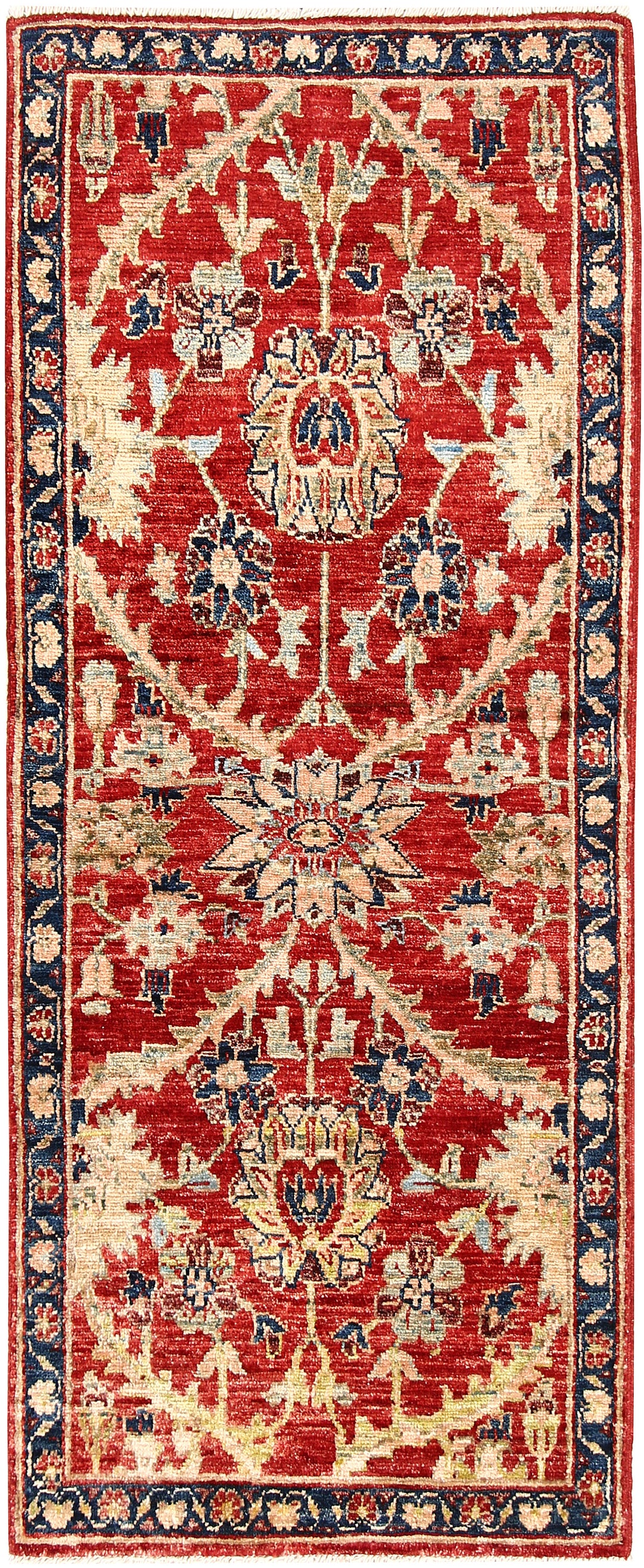 Firebrick Oushak 1' 11 x 4' 9 - No. 61987 - ALRUG Rug Store