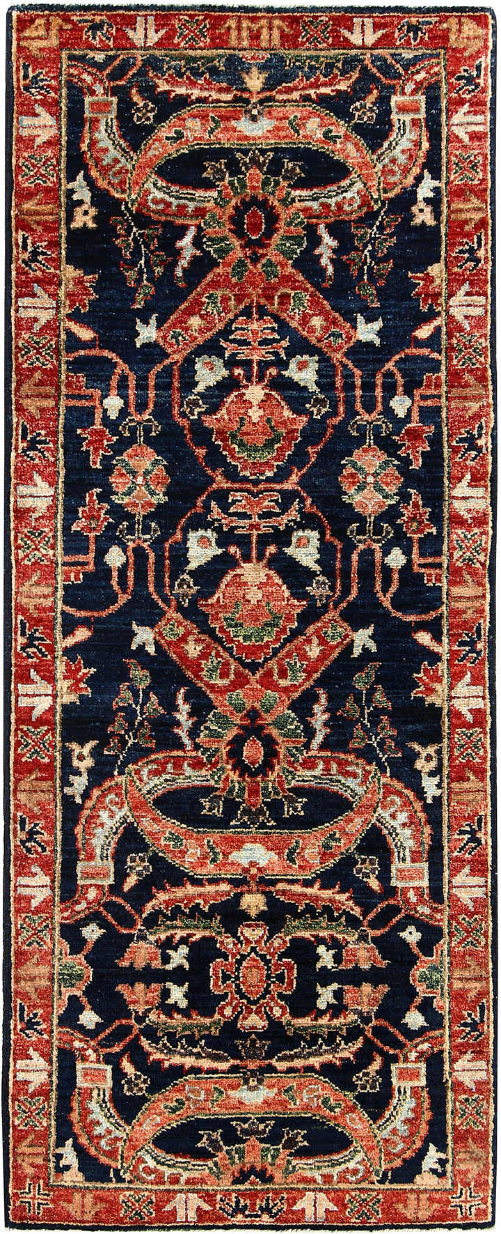 Midnight Blue Oushak 2' x 4' 10 - No. 61988 - ALRUG Rug Store