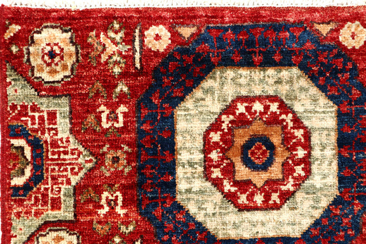 Firebrick Mamluk 2' x 4' 9 - No. 61989 - ALRUG Rug Store