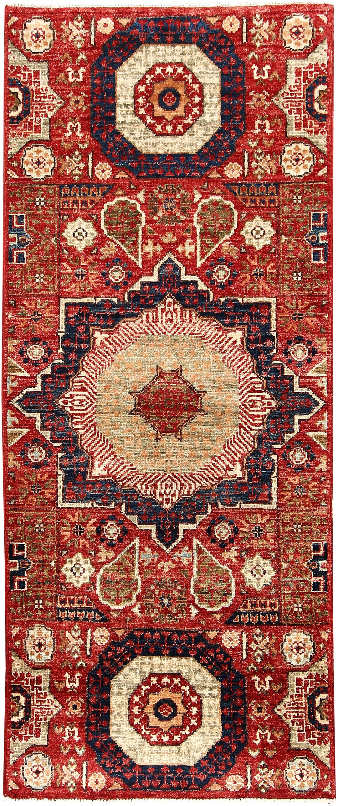 Firebrick Mamluk 2' x 4' 9 - No. 61989 - ALRUG Rug Store